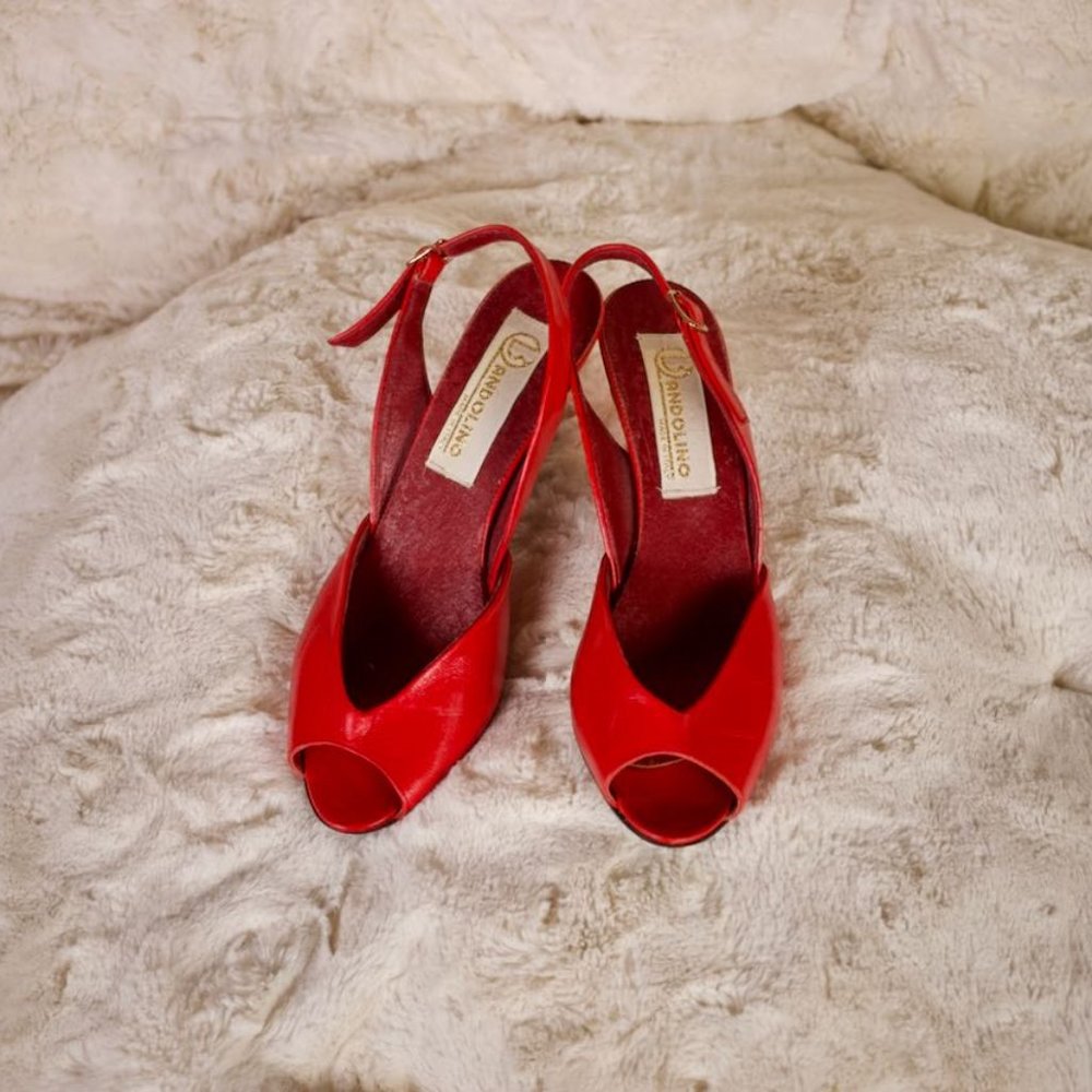 Vintage Peeptoe Heels